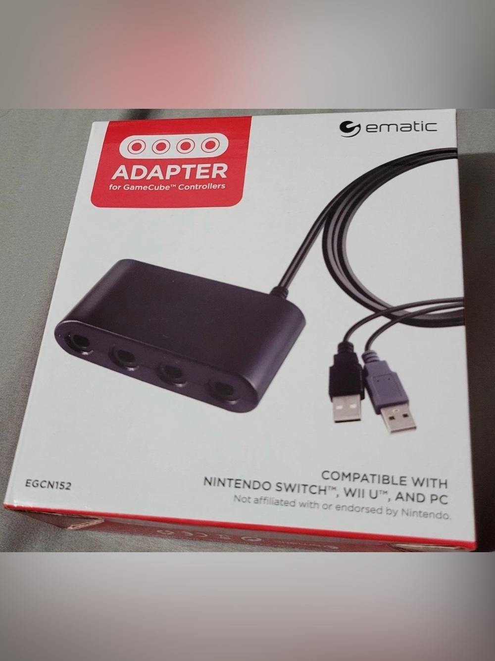 GameCube Controller Adapter - Black